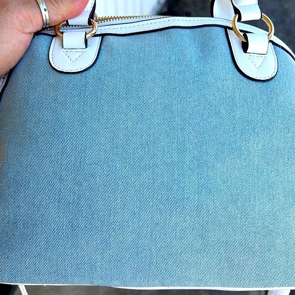 🩵 Juicy Couture Blue and White Women's Bag - Picture 4 of 11